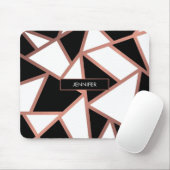 Roos Gold Mosaic Muismat (Met muis)