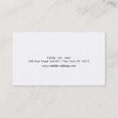 Roos Gold Motif 6 Punch Customer Loyalty Card (Achterkant)