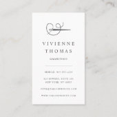 Roos Gold-naald en -draad | Seamstress of Tailor Visitekaartje (Achterkant)