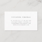 Roos Gold-naald en -draad | Seamstress of Tailor Visitekaartje (Achterkant)