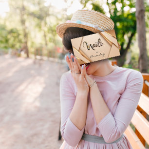 Roos Gold Nail kunstenaar Script Geometric Logo Visitekaartje