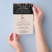 Roos Gold Nail Salon Grand Reopening Covid Safety Flyer (Hand)