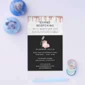 Roos Gold Nail Salon Grand Reopening Covid Safety Flyer (Enkel)