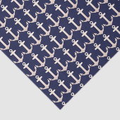 Roos Gold Navy Nautisch Weefselpapier Tissuepapier (Detail)