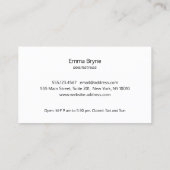 Roos Gold Nedle Dread Seamstress Black Bu Visitekaartje (Achterkant)