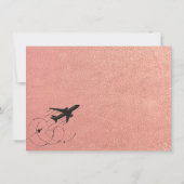 Roos Gold New York City paspoort Bedankkaart (Achterkant)