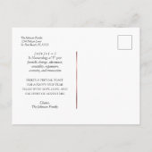 Roos Gold Numerology Prediction Toast to 2021 Feestdagenkaart (Achterkant)