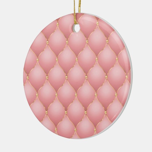 Roos Gold Ogee Tufted Christmas Ornament (Links)