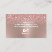 Roos Gold Ombre Music Vocalist Singer Songwriter Visitekaartje (Achterkant)