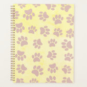 Roos Gold op oud papierpatroon Planner (Voorkant)