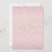 Roos Gold Oudejaarsuitnodiging Kaart (Achterkant)