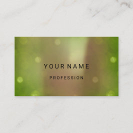 Roos Gold Parly Abstract Minimale Zijde Groen Visitekaartje