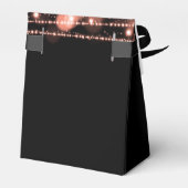 Roos Gold Party Sparkles 18th Birthday Favor Bedankdoosjes (Achterkant)