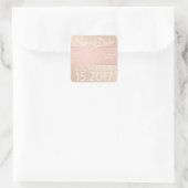 Roos Gold Pattern Monogram Stickers (Tas)