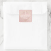 Roos Gold Pattern Save the Date Stickers (Tas)
