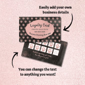 Roos Gold Paw-printers Dog Grooming Loyalty-Kaart Visitekaartje