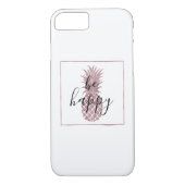 Roos Gold Pineappel Case-Mate iPhone Case (Achterkant)