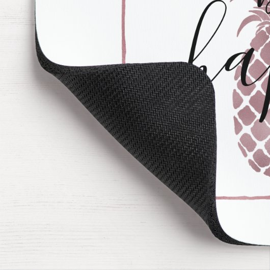 Roos Gold Pineappel Muismat (Hoek)