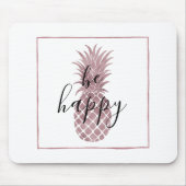 Roos Gold Pineappel Muismat (Voorkant)