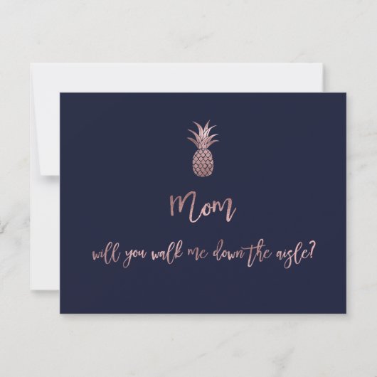 Roos Gold Pineapples mama, ga me naar beneden.. Save The Date (Voorkant)