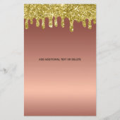 Roos Gold Pink Balloons Grote opening Flyer (Achterkant)