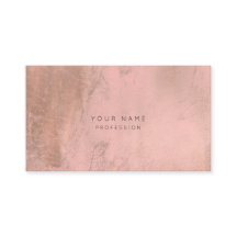 Roos Gold Pink Blush Appointment Card