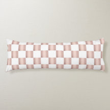 Roos Gold Pink Checkerboard Patroon
