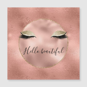 Roos Gold Pink Glam Glitzy Black Eyelashes