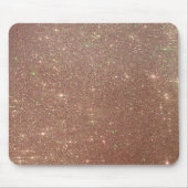 Roos Gold Pink Glitter Muismat (Voorkant)
