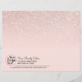 Roos Gold Pink Glitter Ombre Beauty Consulting (Achterkant)