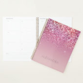 Roos Gold Pink Gold Glitter Sparkle Planner (Display)