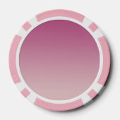 Roos Gold Pink Gold Glitter Sparkle Poker Chips (Achterkant)