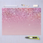 Roos Gold Pink Gold Glitter Sparkle Tissuepapier (Craft)