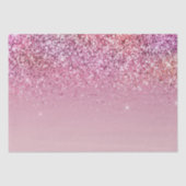 Roos Gold Pink Gold Glitter Sparkle Tissuepapier (Voorkant)