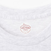 Roos Gold Pink Las Vegas Birthday Custom Favor Labels (Aangebracht)