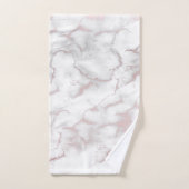 Roos Gold Pink Marble Modern Chic Trendy Bad Handdoek (Handdoek)