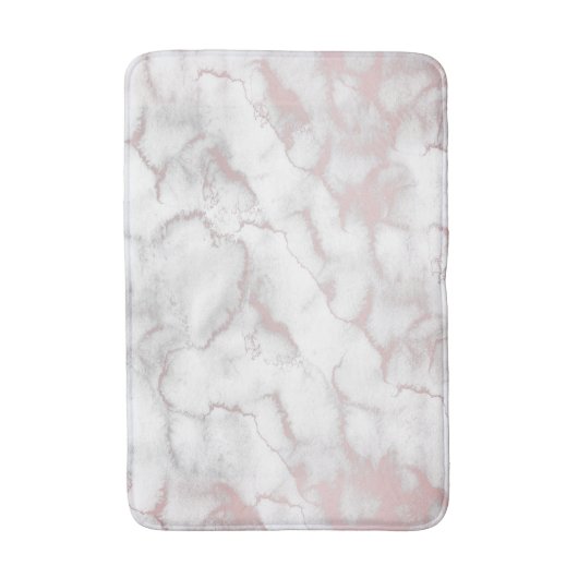 Roos Gold Pink Marble Modern Chic Trendy Badmat (Voorkant Verticaal)