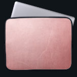 Roos Gold Pink Minimale grafische kaart Laptop Sleeve<br><div class="desc">Aangepast ontwerp</div>