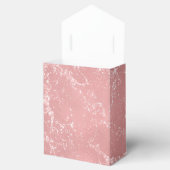 Roos Gold Pink Modern Trendy Glam Marble Chic Bedankdoosjes (Geopend)