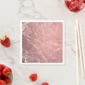 Roos Gold Pink Modern Trendy Glam Marble Chic Servet (Insitu)