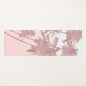 Roos Gold Pink Palms Beach Ombre Palm Trees Chic Yogamat (Voorkant (horizontaal))