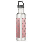 Roos Gold Pink Shine Glam Polka Dots Modern Chic Waterfles