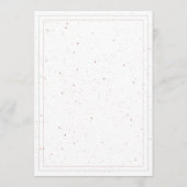 Roos Gold Pink Silver Metallic Seashells Weddensch Kaart (Achterkant)