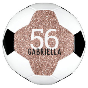 Roos Gold Pink (spaarpot) Voetbal