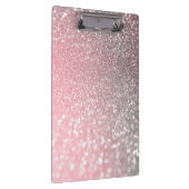 Roos Gold Pink Sparkle Luxury Trendy Glitter Klembord (Rechts)