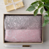 Roos Gold Pink Sparkle Luxury Trendy Glitter Tissuepapier (Geschenk)