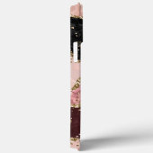 Roos Gold Pink Strata Glitter Glam Case-Mate iPhone Case (Achterkant / Rechts)