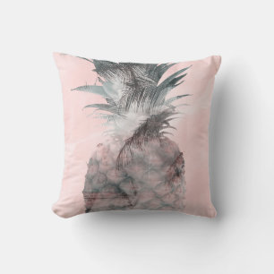 Roos Gold Pink Tropical Summer Pineappel Glam Kussen