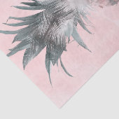 Roos Gold Pink Tropical Summer Pineapple Party Tissuepapier (Detail)