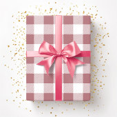 Roos Gold Pink White Pset Patroon Cadeaupapier